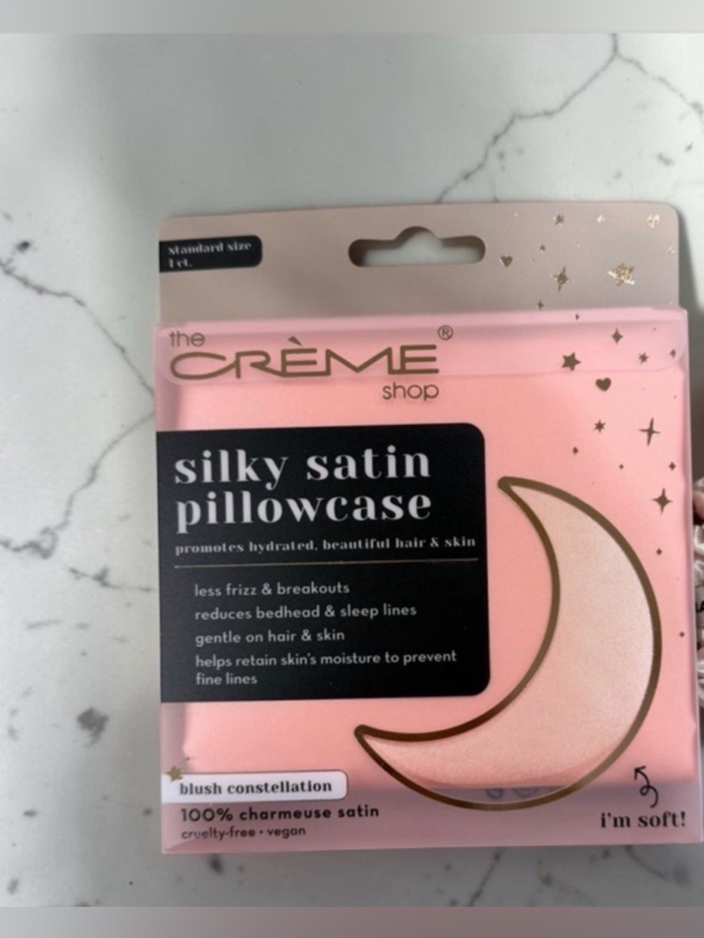 The Crème Shop Silky Satin Pillowcase